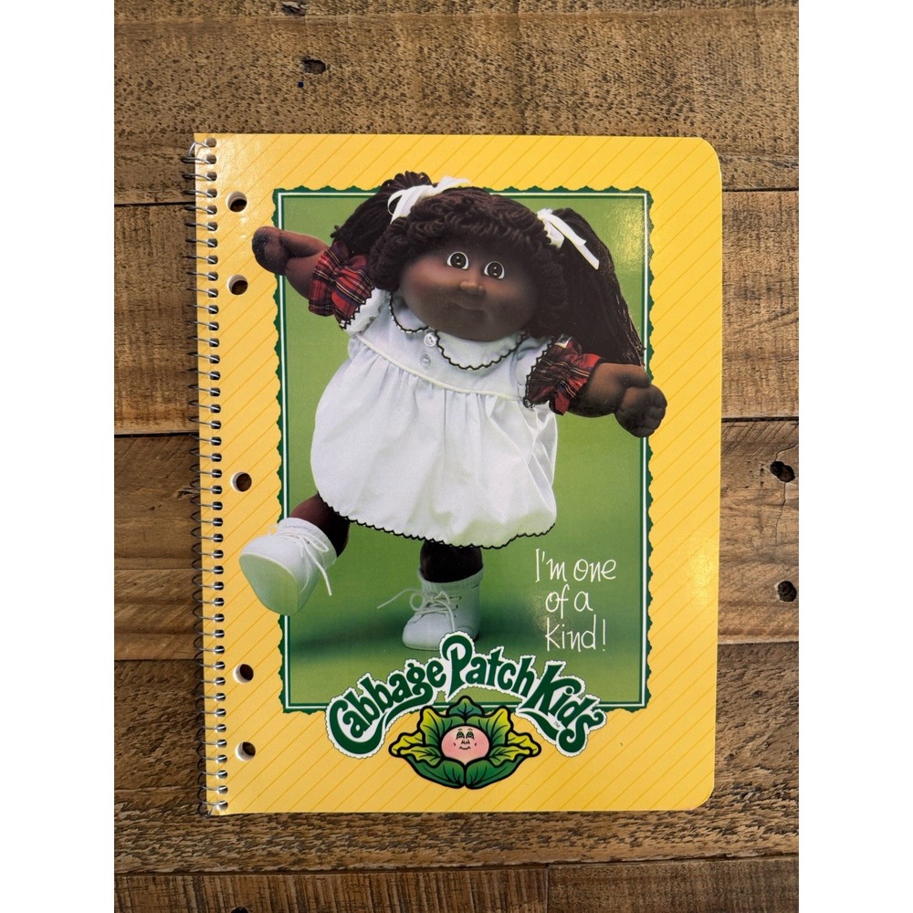 Vintage 1984 Cabbage Patch Spiral Paper Notebook - I'm One of a Kind!